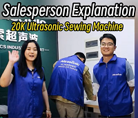 Máquina de coser ultrasónica de 20kHZ