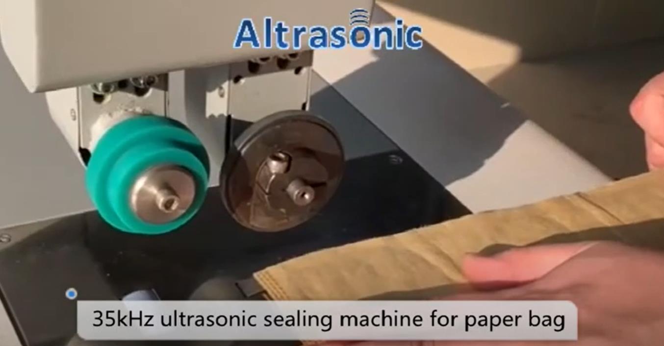 La aplicación de la máquina de sellado ultrasónico