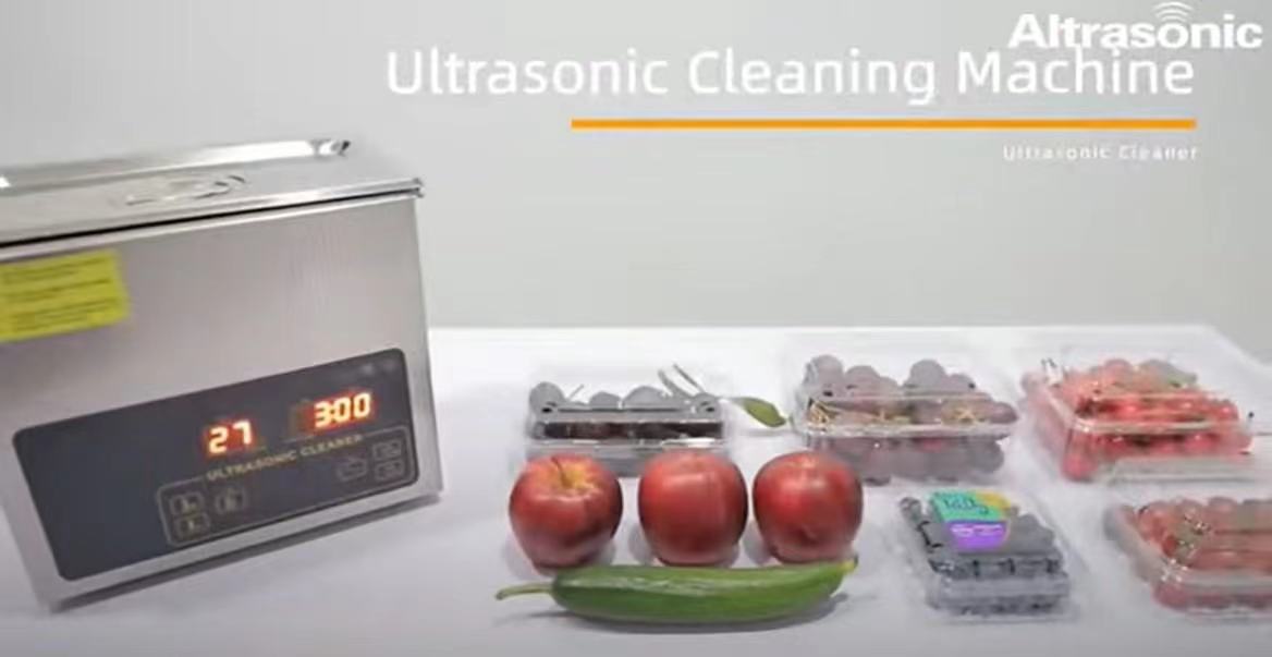 ¿Cómo funciona la máquina de limpieza ultrasónica para limpiar frutas y verduras?