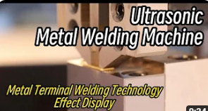 Máquina de soldadura ultrasónica de metal-Pantalla de efecto de tecnología de soldadura Terminc de metal